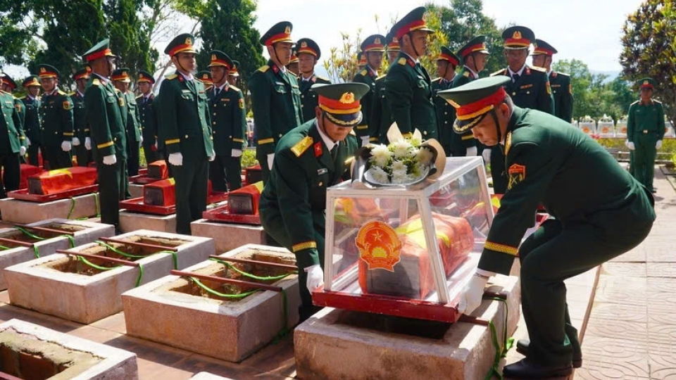 Martyrs’ remains repatriated from Laos, Cambodia reinterred in Kon Tum